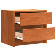 Comodini | Armadio da Notte | Mobiletto da notte Marrone cerato 40 x 30.5 x 35.5 cm Legno di pino
