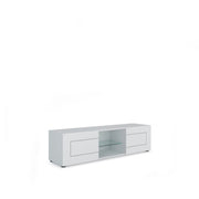 Mobile Tv 2 Ante Con Vano A Giorno 150x40x40 cm Elios Bianco Lucido