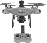Drone RC con Camera 4K HD a Doppia Visiera per Fotografia Aerea - Hover Intelligente - Evitamento Ostacoli - Rotazioni 360° - Fotografia di Cielo - Controllo a Distanza