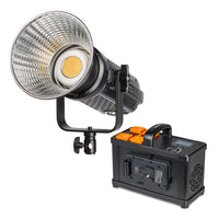Niova Plus Daylight, Faretto LED per fotografia, luce video 350 W dimmerabile, con riflettore Bowens e diffusore, con tecnologia COB-LED, per studio fotografico