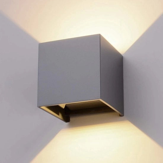 12W lampa da parete sensore di movimento all'aperto/interno illuminazione da parete LED con luce calda impermeabile lampada da parete regolabile sensore di movimento lampada da parete LED per giardino/strada veranda luce calda (nero)