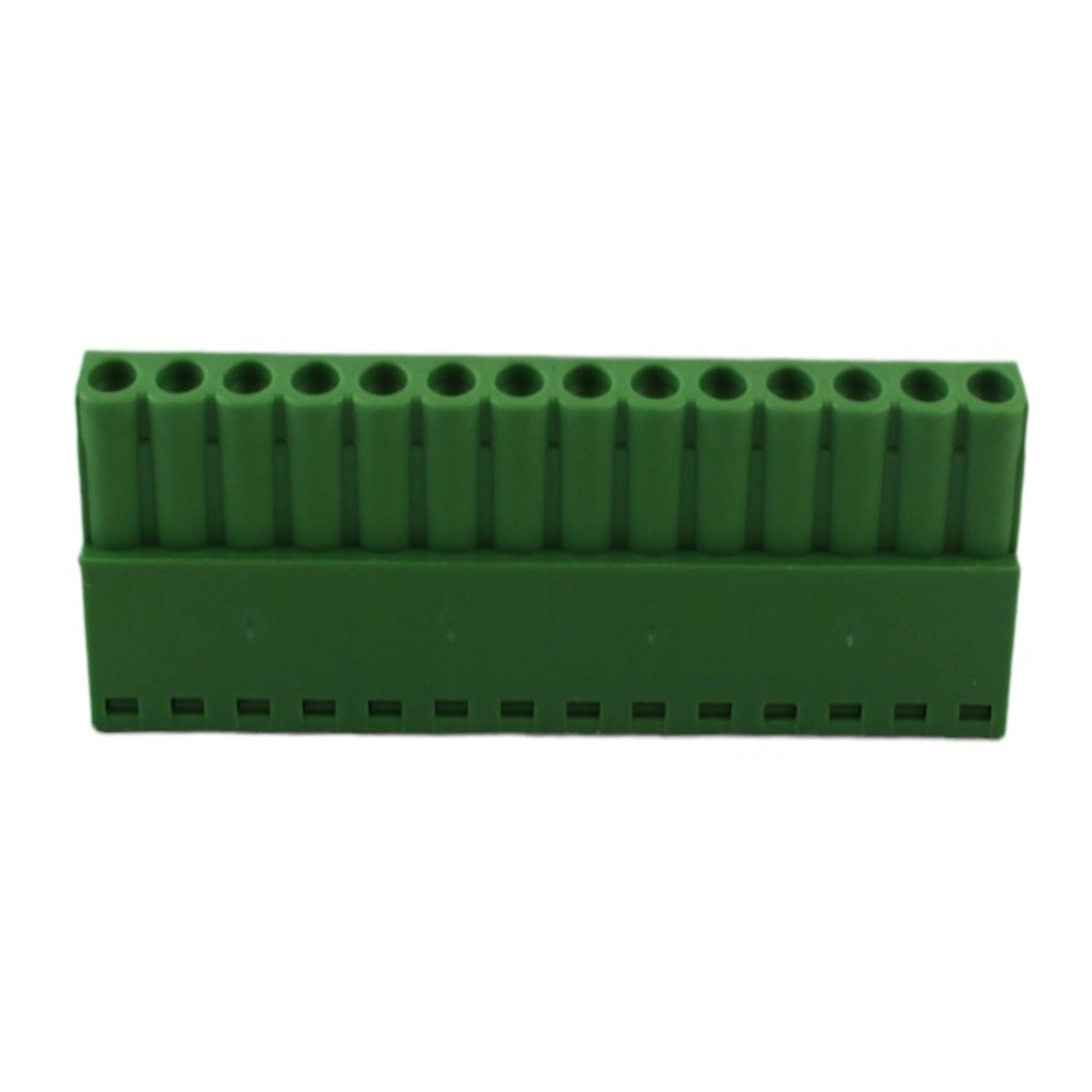 Connettore per PCB ingresso cavi dx femmina 90 14 poli passo 5,00mm Aleyay