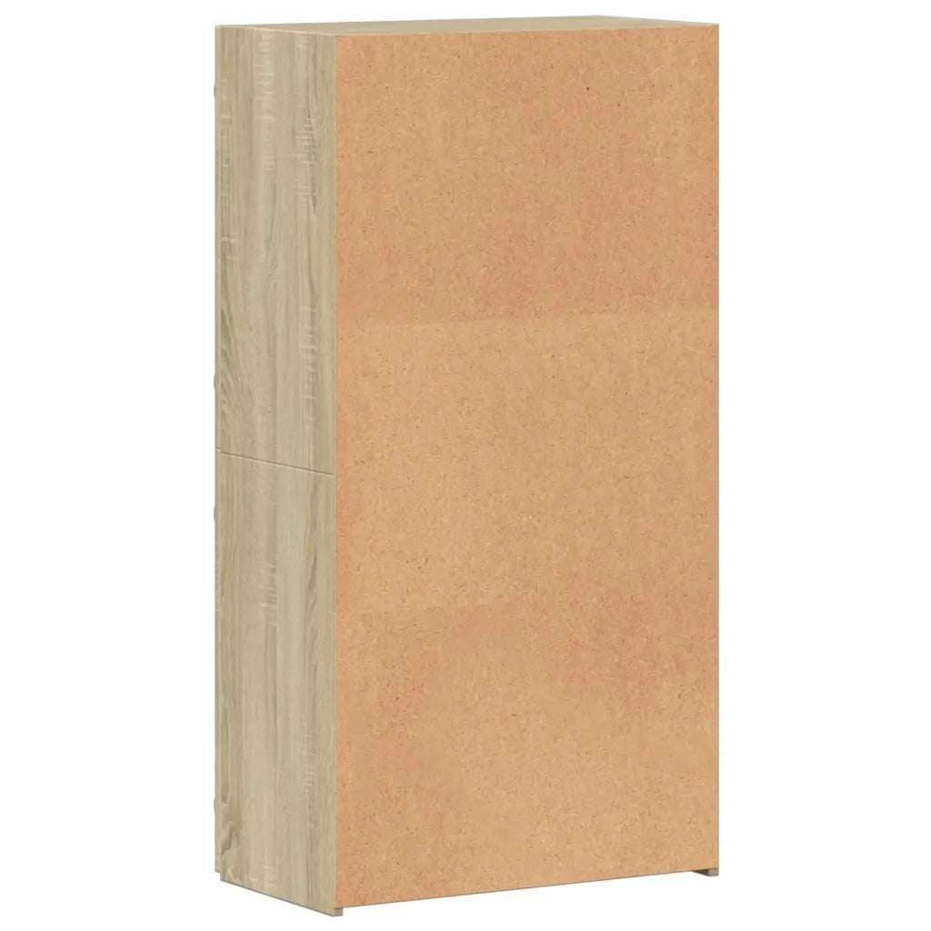 Schedario Rovere Sonoma 60x32x115 cm in Legno Multistrato 840774