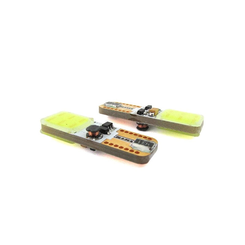 Lampada Led COB T10 W5W Canbus Pro 12V Bianco Ghiaccio 6000K Super Luminoso