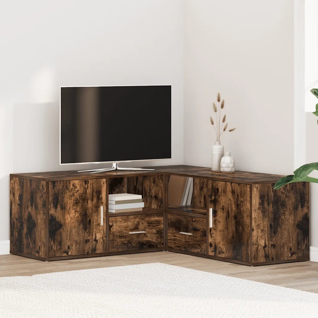 Mobile Angolare Rovere Fumo 200x40x45 cm in Truciolato CFW1961583
