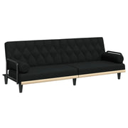 Divano letto | Sof¨¤ letto | Letto singolo con Braccioli Nero in Tessuto