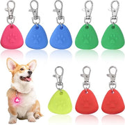 Lampade di sicurezza per cani in silicone - LED con 3 modalità di lampeggiamento - 8 pezzi - impermeabili.