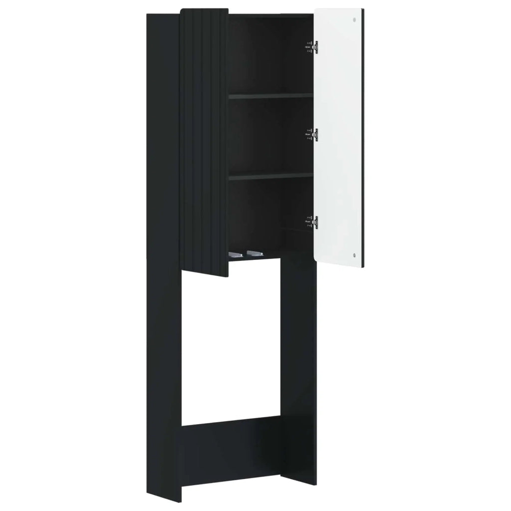 Mobile Bagno ZWOLLE Nero 66 x 25,5 x 190 cm 896476