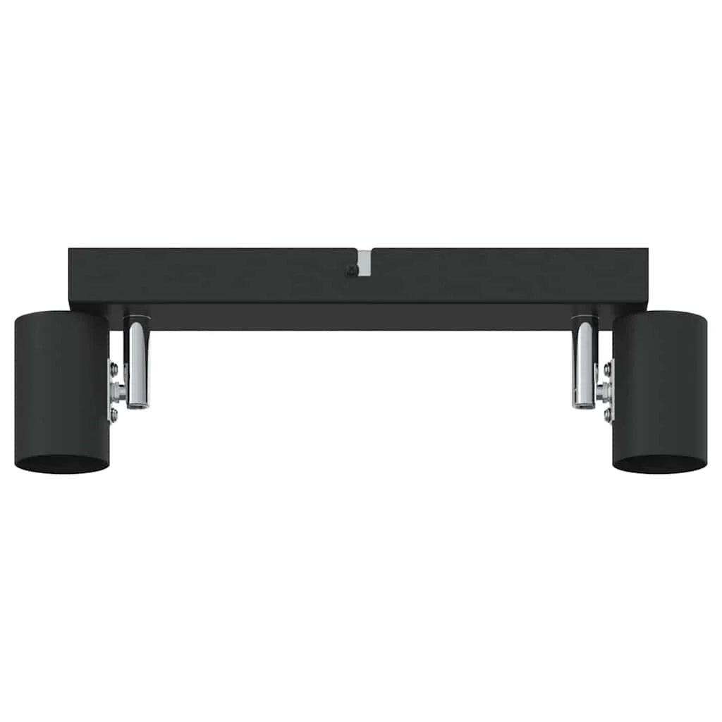 Moderno faretto da soffitto orientabile per interni illuminazione mirata 26 x 6,5 x 11,5 cm metallo nero 02_0058288