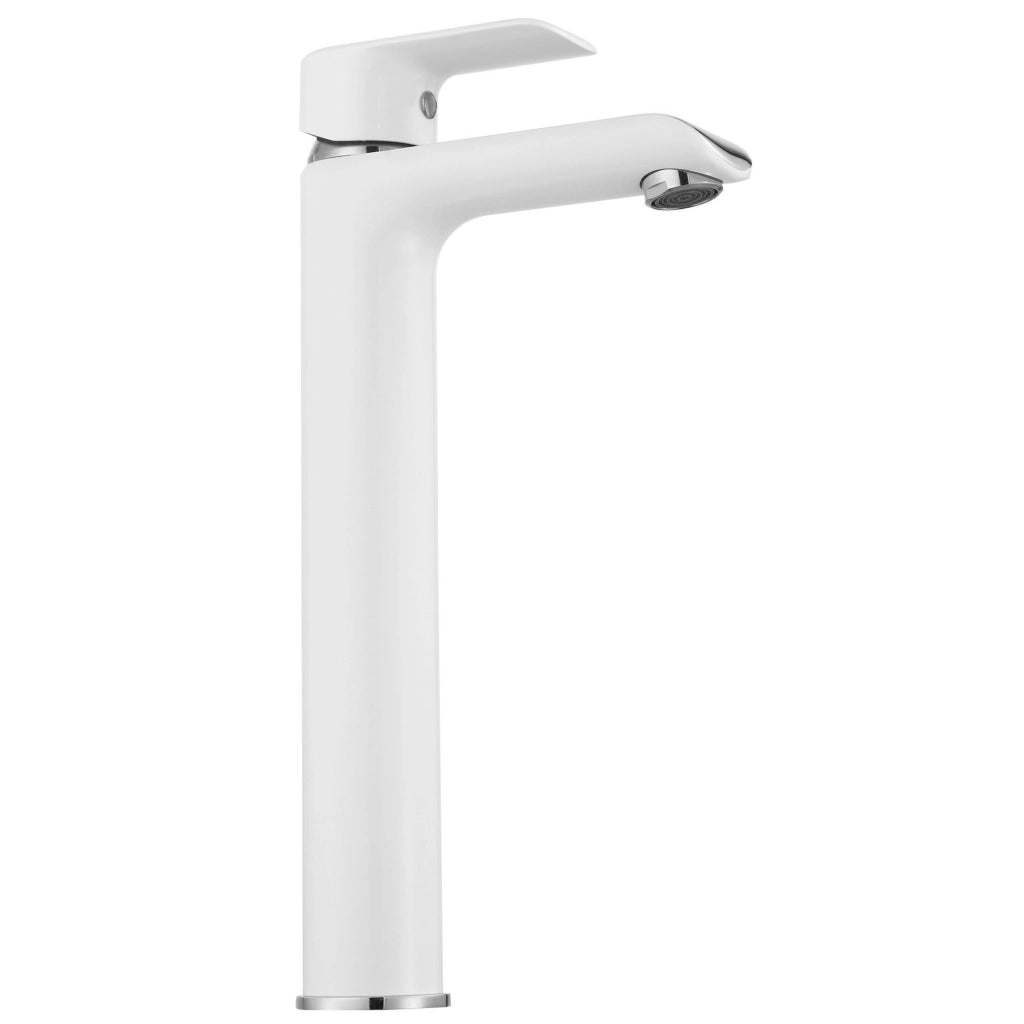 Rubinetto Da Lavabo Rea Bloom White Chrom High