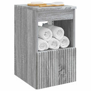 Mobile da Bagno | Armadio da bagno Sonoma grigio 30 x 44,5 x 50 cm