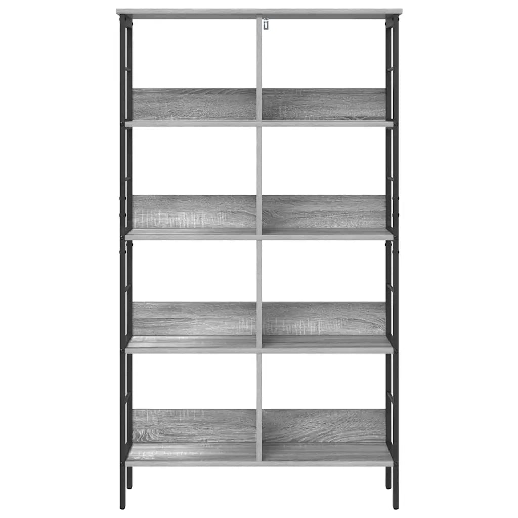 Libreria Grigio Sonoma 82 x 32 x 144,5 cm Legno multistrato