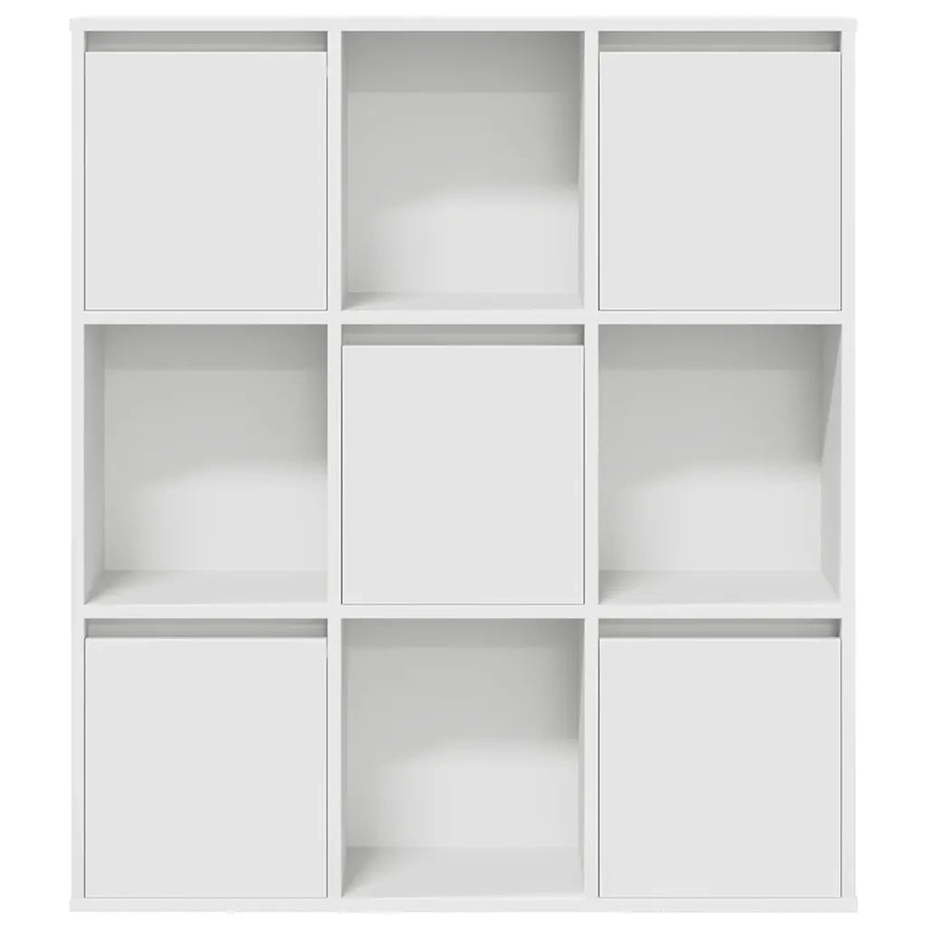 Libreria Bianca 89x24x101,5 cm in Legno Multistrato 860400