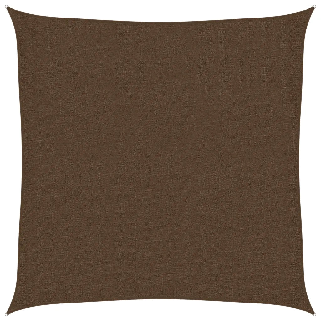 Vela Parasole 160 g/mÂ² Marrone 3,6x3,6 m in HDPE  cod mxl 16158