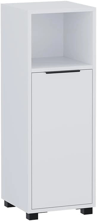 cassettiera da bagno Alina, Bianco, 60 x 86 cm con 3 scomparti, per la conservazione in bagno e combinabile con mobili