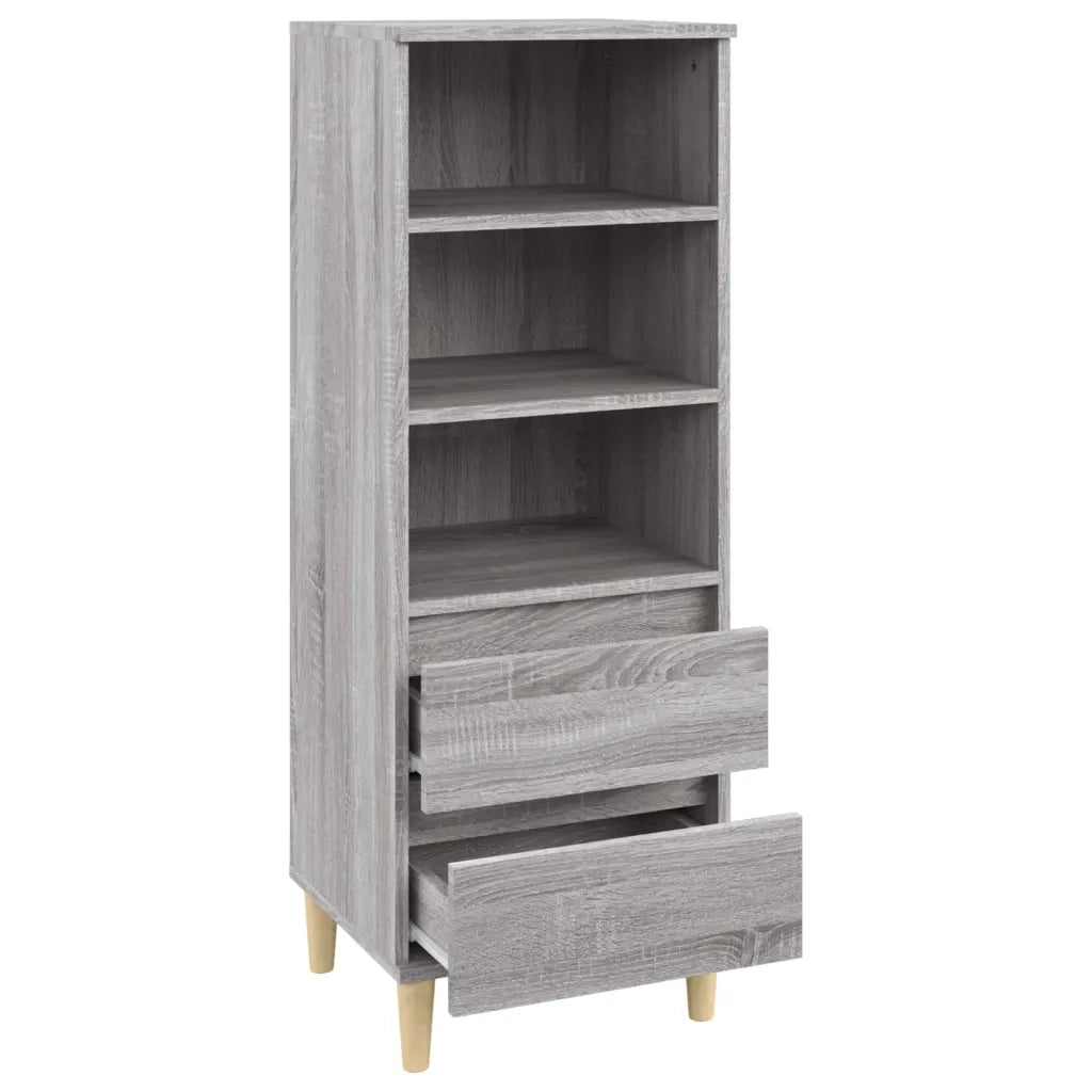 Credenza Grigio Sonoma 40x36x110 cm in Legno Multistrato cod mxl 26114