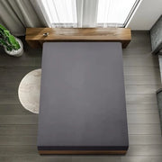Tessuto di sottolatex, tessuto di sottolatex per due persone con profondità angolare di 35 cm, facile da mantenere, di microfibra morbida a spazzola, sottolatex resistente alla contrazione e all'usura, colore grigio