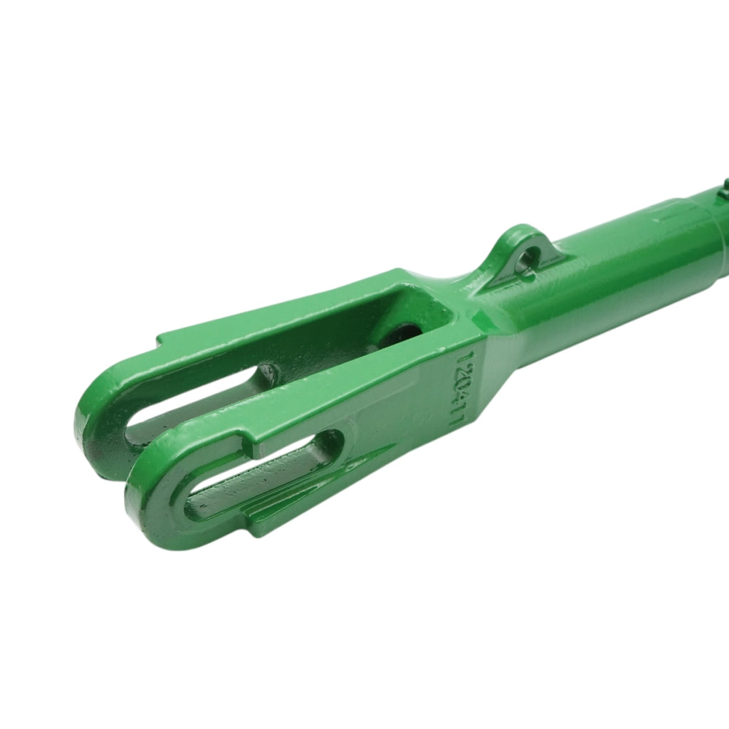 Tirante di sollevamento sinistro John Deere con testa sferica 20 mm – codici OEM AL200837, AL200839, RE206267