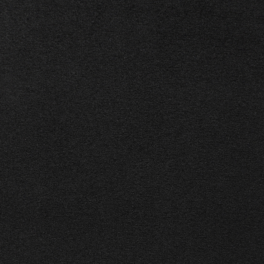 Poggiapiedi rotondo in velluto Nero con pouf da toeletta Glam Sgabello con dorato