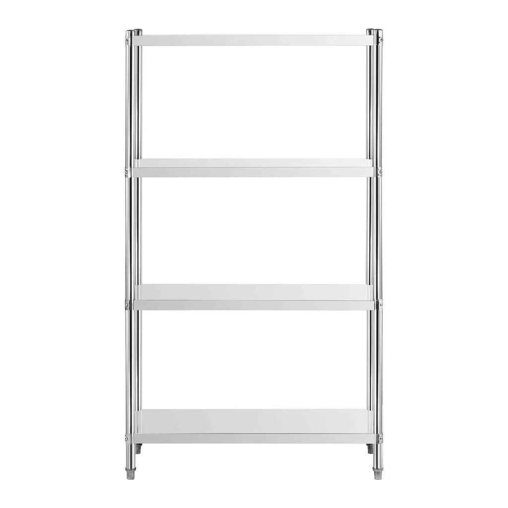 Ripiano in acciaio inox 100 x 40 x 180 cm 200 kg professionale 14_0005193