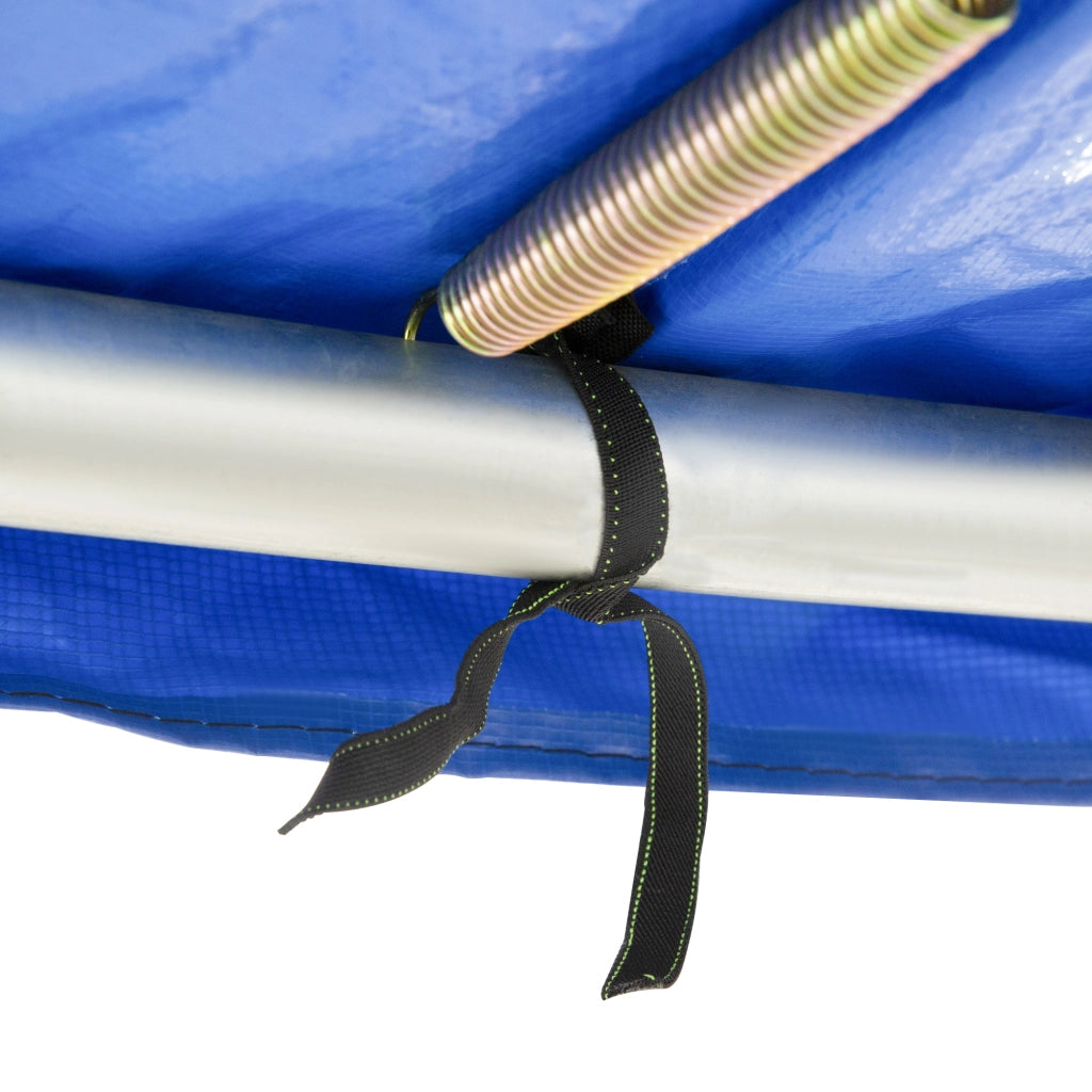 Rete di sicurezza perimetrale per trampolino, misure 8ft, 10ft, 12ft e 15ft: ?366 cm - Blu (trampolino non incluso)