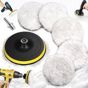 Set di spazzole a vetro per auto con adesivo e set di spazzole a vetro in lana 5 pezzi 125 mm