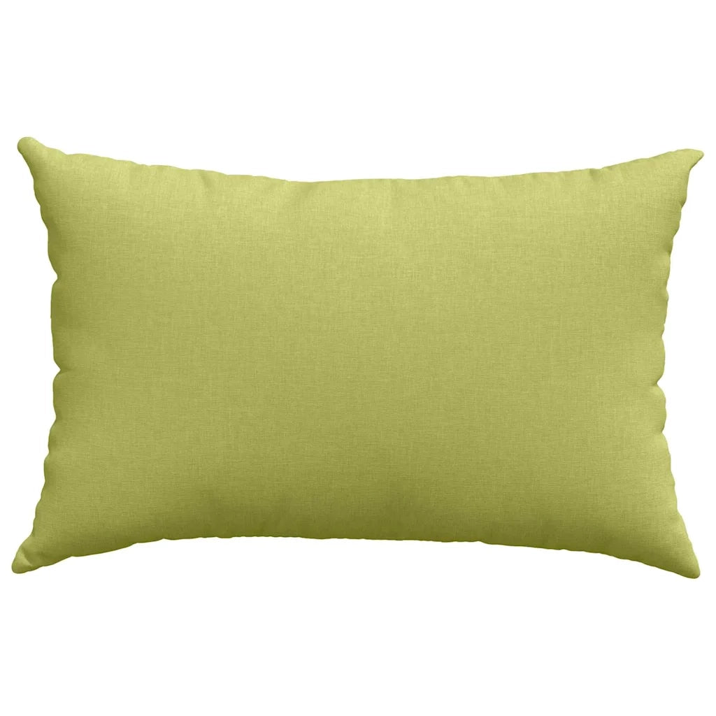 Cuscini da Divano 2 pz-Set di 2 Cuscini per Sofa Verde chiaro 60 x 40 cm Tessuto