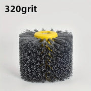 Una lamina di abrasione a silicato di carbonio in nylon, grana 320, disco abrasivo in nylon duraturo, adatto per macchine per la lisciatura del legno.