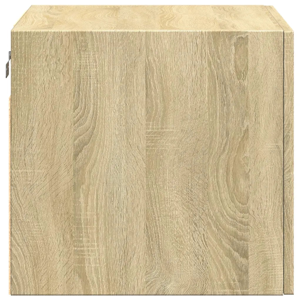 vidaXL Mobile a Parete Rovere Sonoma 50x42,5x40 cm Legno Multistrato