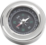 Compasso Portatile Mini - Compasso in Acciaio Inossidabile - Compasso per Orientamento All'Aperto - Diametro 6 cm - Peso 53 g - Compasso da Zaino