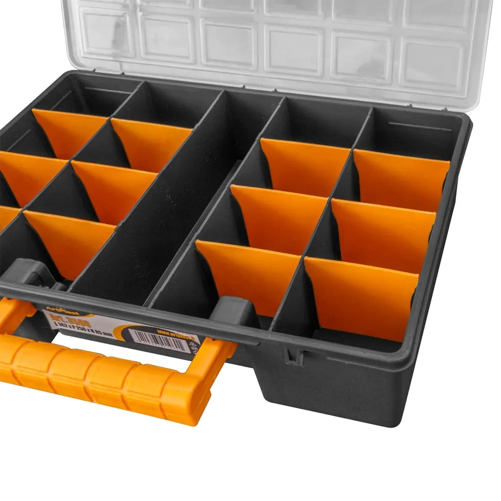 Cassette a Scomparti 2 pz Divisori Rimovibili 360x250x85 mm PP 151836