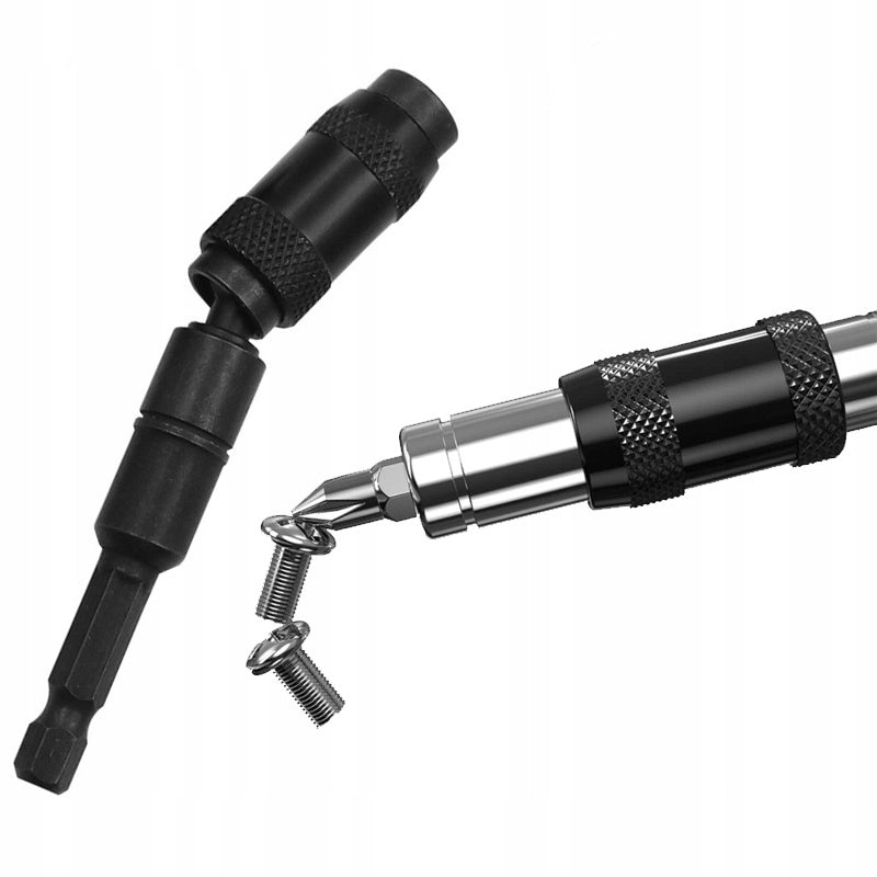 Prolunga Magnetica Angolare Nera – Estensione per Avvitatore | Acciaio Cromato-Vanadio, 87mm, 20°