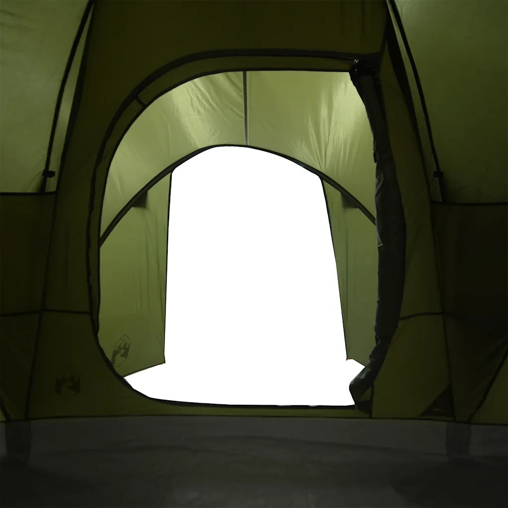 Tenda Familiare a Cupola 6 Persone Verde Oliva Impermeabile 4009464