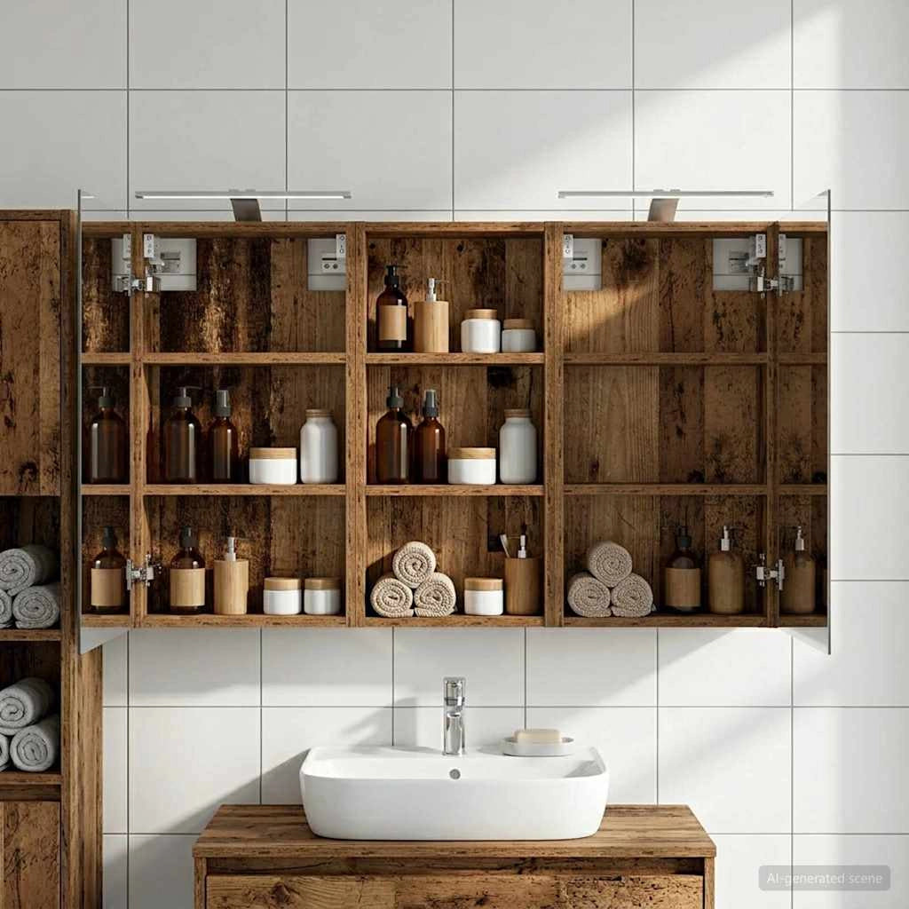 Set di Armadi da Bagno 3 pz 110 x 10,5 x 60,5 cm 3403726