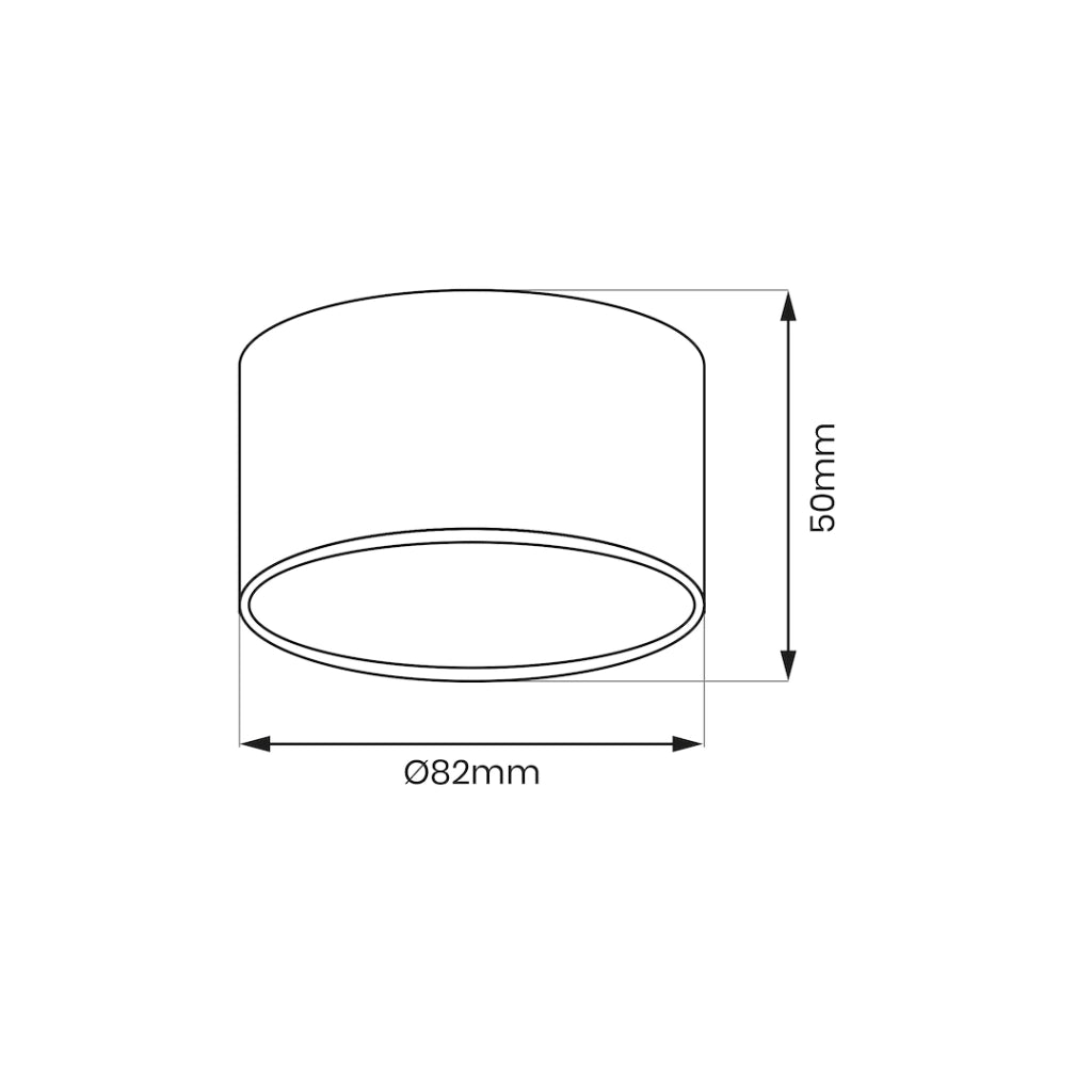 Spot soffitto tondo bianco Ø8,2 GX53 15W Cyklop Milagro