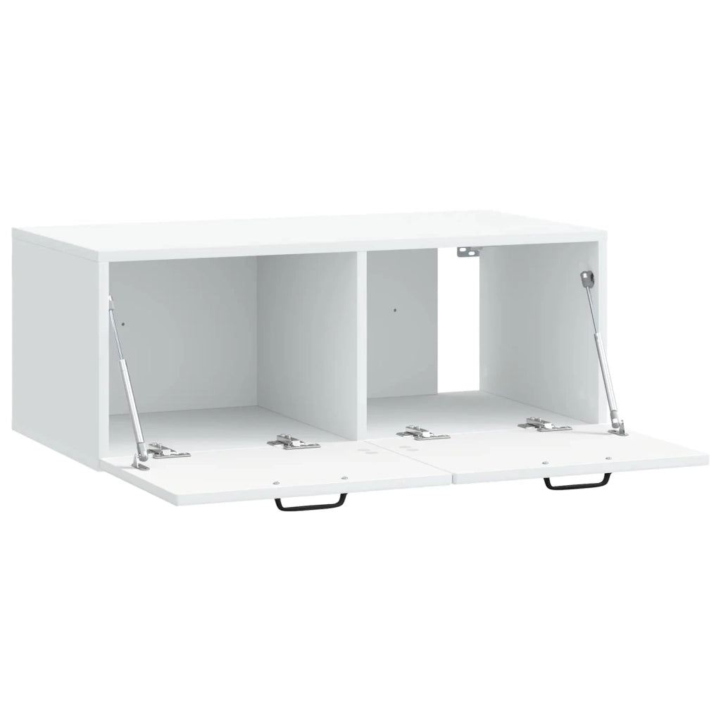 Mobile Porta TV da Muro Bianco 78,5 x 41 x 30 cm 899365