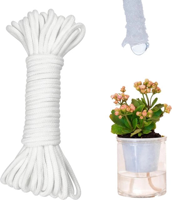 Cavo di irrigazione 9 m - Sistema di irrigazione automatico - Bocchetta a gocce d'acqua - Per piante - Sistema di irrigazione DIY - Facile e Economico