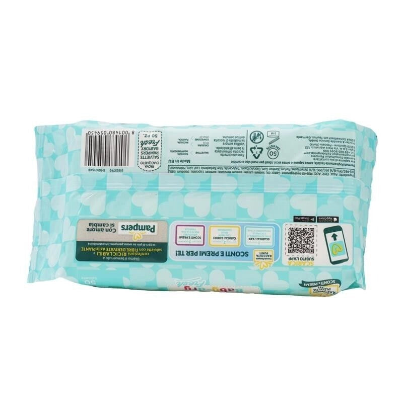 PAMPERS 600 PZ SALVIETTE UMIDIFICATE BAMBINI BABY FRESH
