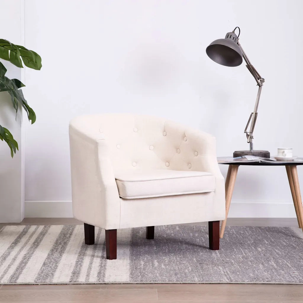 Poltroncina-Poltrona Beige in Tessuto 920856
