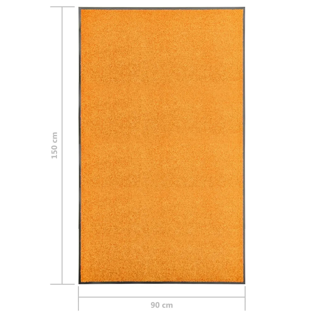 Zerbino Lavabile Arancione 90x150 cm 323455