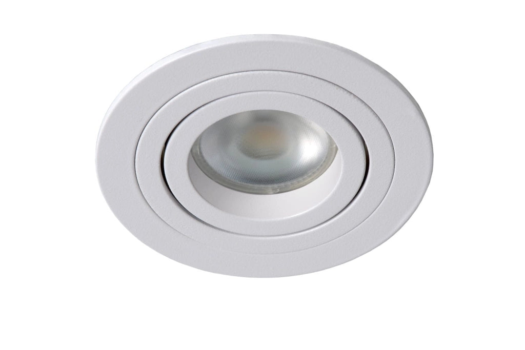 Faretto da incasso soffitto Lucide Tube GU10 bianco