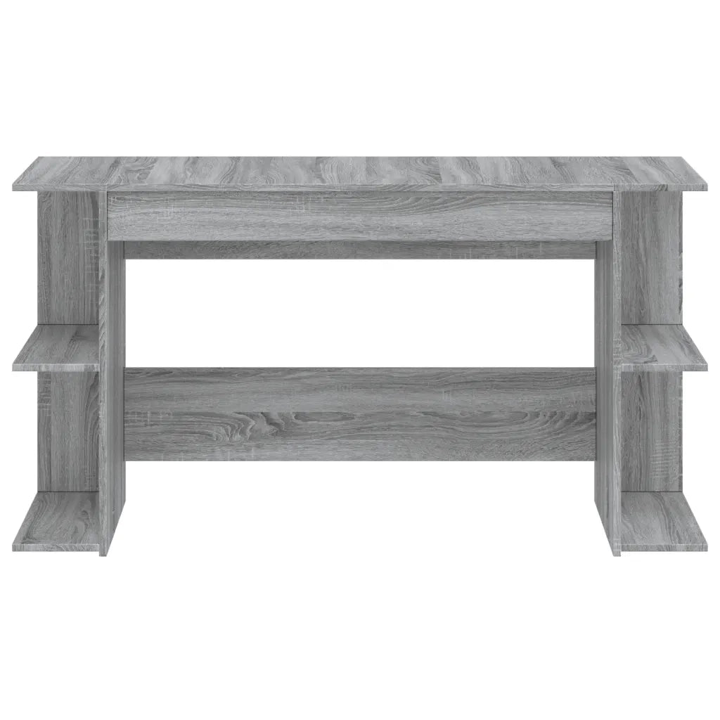 Scrivania Grigio Sonoma 140x50x75 cm in Legno Multistrato