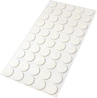 Set 44 Pezzi Feltrino Sedia Adesivo Bianco 20 mm