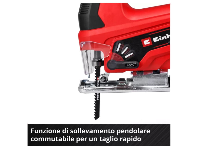 Seghetto alternativo a batteria TC-JS 18 Li Einhell senza batteria e carica