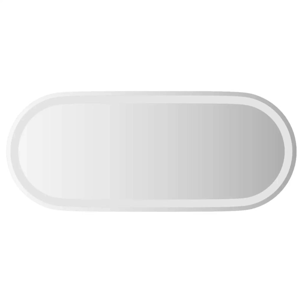 Specchio da bagno LED Trasparente 90 x 40 cm vetro temperato 42045854