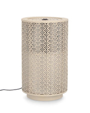 Fontana con Led Ø30x51,5 cm in Metallo Akira Beige