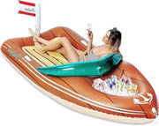 Lounge lattina gonfiabile per piscina con compartimento raffreddato - Decorazione per Feste d'Estate - Giochi per Bambini e Adulti