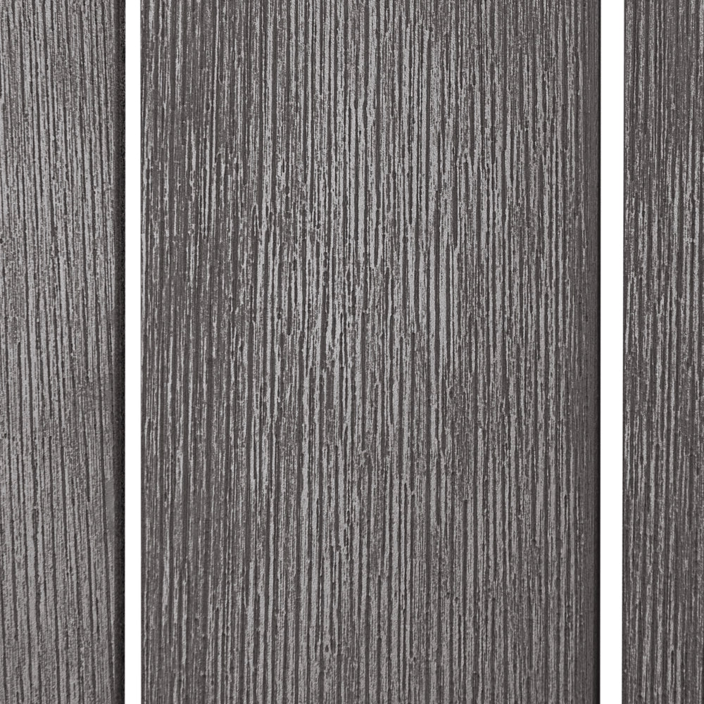 Sedia da bar da giardino in legno plastico grigio scuro resistente alle intemperie Stile moderno