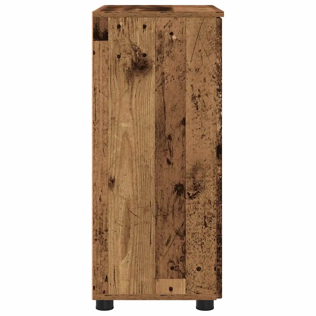 Mobile da Bagno con archiviazione Legno vecchio 60 x 35 x 80 cm 883312