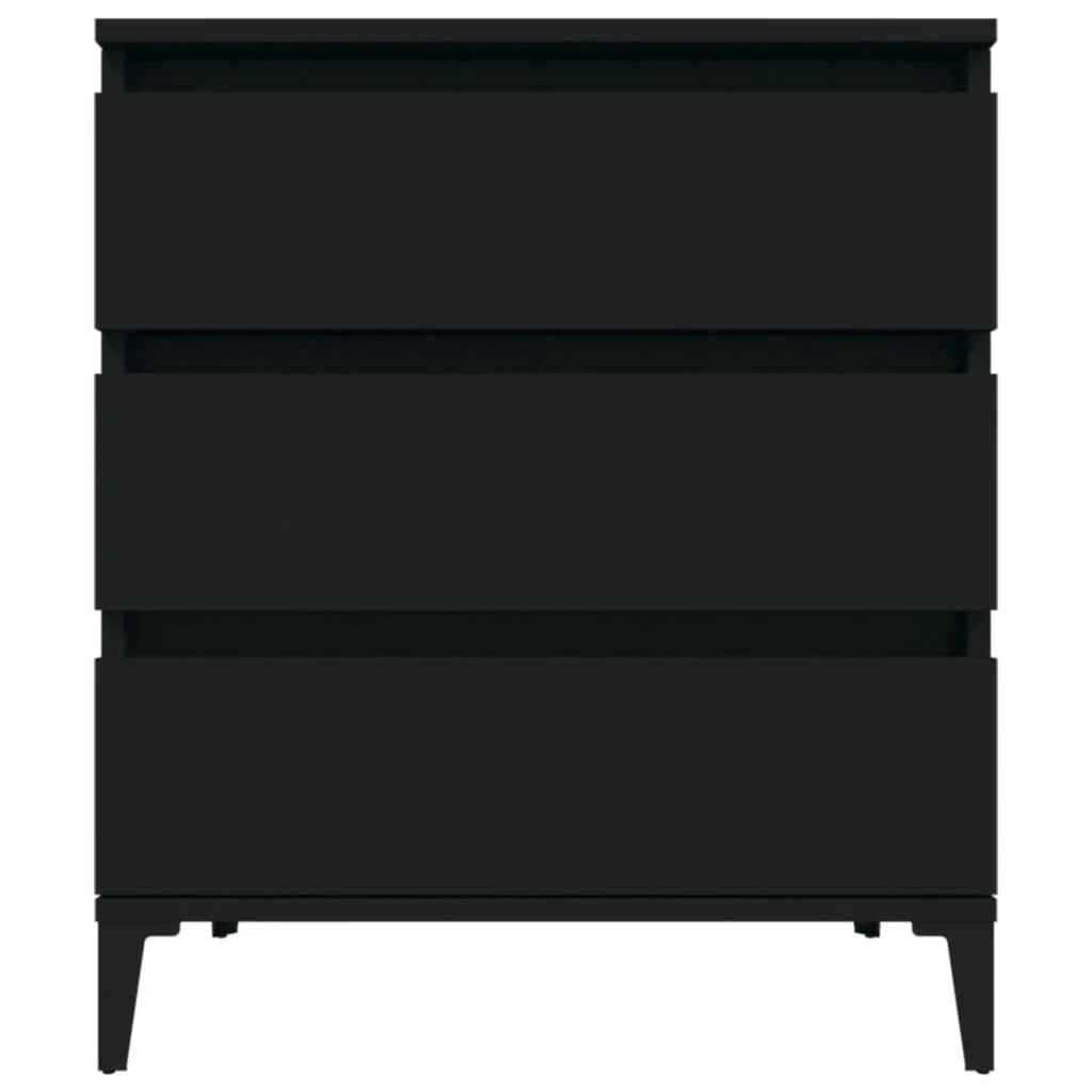 Buffet credenza cassettiera armadio mobile contenitore organizer per cucina soggiorno salotto 60 x 35 x 70 cm legno ingegnerizzato nero 02_0035983